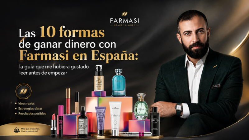 Las 10 formas de ganar dinero con Farmasi en España: la guía que me hubiera gustado leer antes de empezar