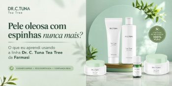 Pele oleosa com espinhas nunca mais? O que eu aprendi usando a linha Dr. C. Tuna Tea Tree da Farmasi