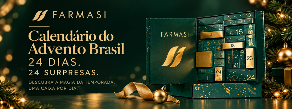 Calendário do Advento Farmasi 2026 chegando: veja como funciona, o que costuma vir dentro, quanto custa e se realmente vale a pena investir.